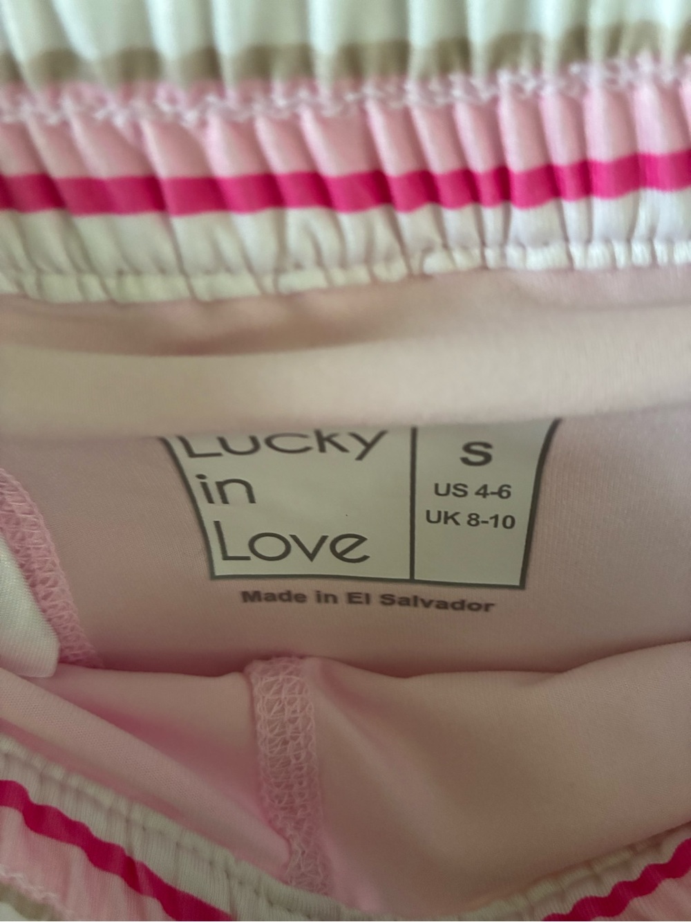Lucky in Love sz S Women’s Pink Golf Patterned Summer Skort like new! - Picture 5 of 9